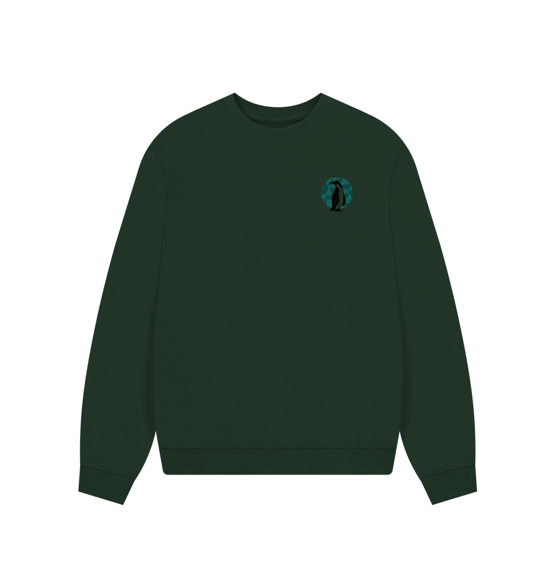 Evergreen Printed Sweater Front