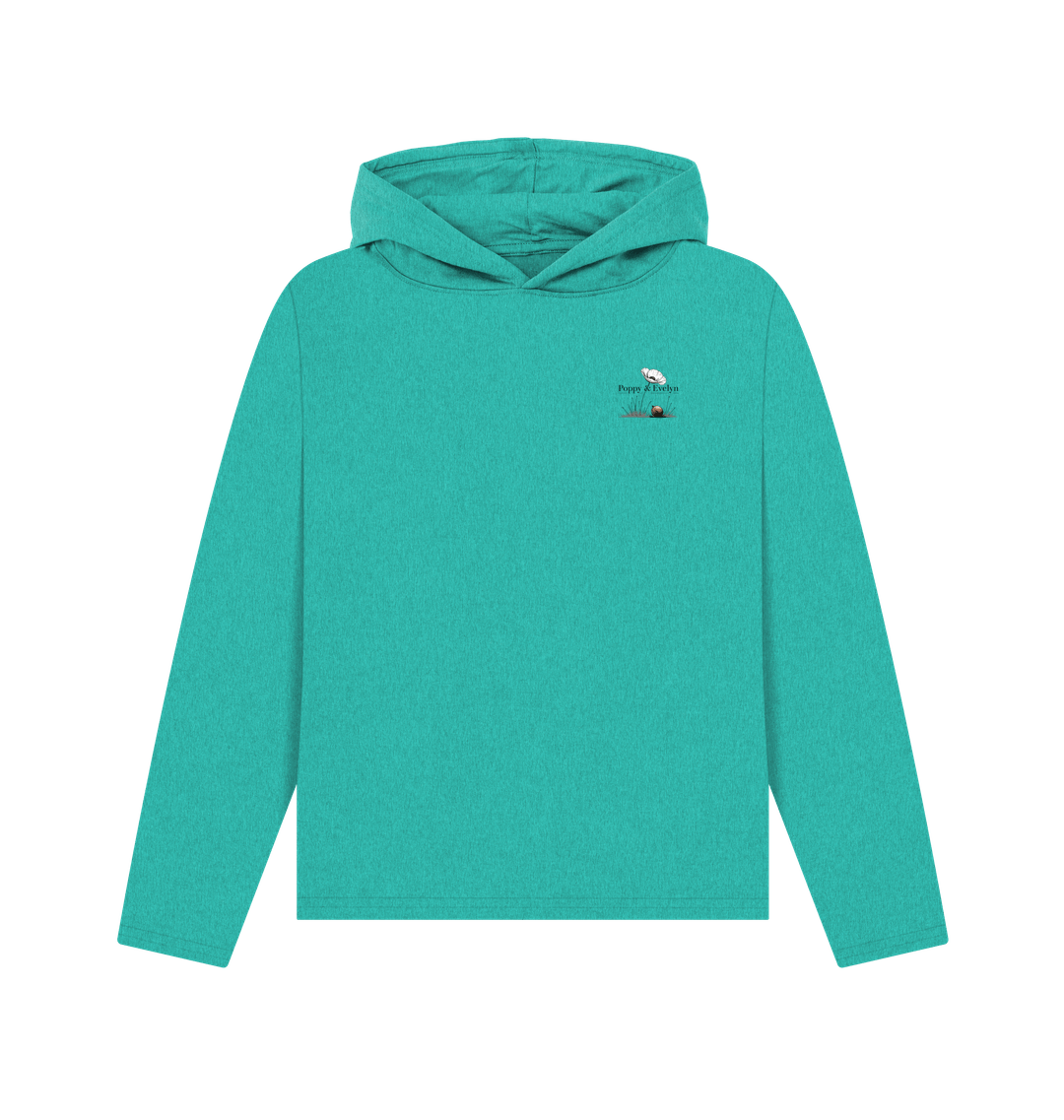 Seagrass Green Recycled Hoody Front