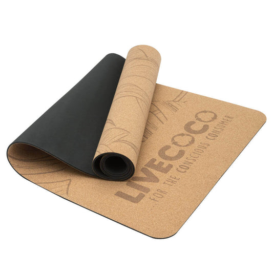 Cork Yoga Mat & Canvas Bag
