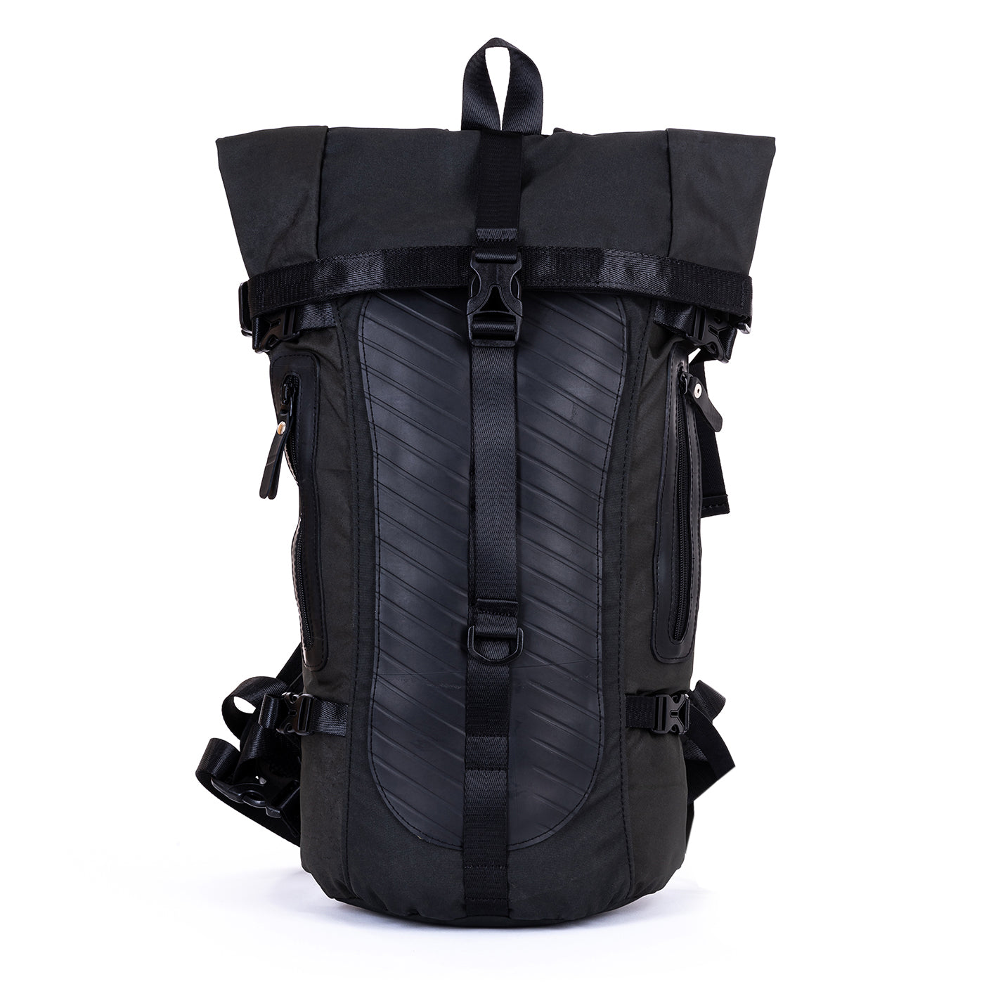 Soldier Water-Resistant Vegan Canvas & Inner Tube Laptop Backpack