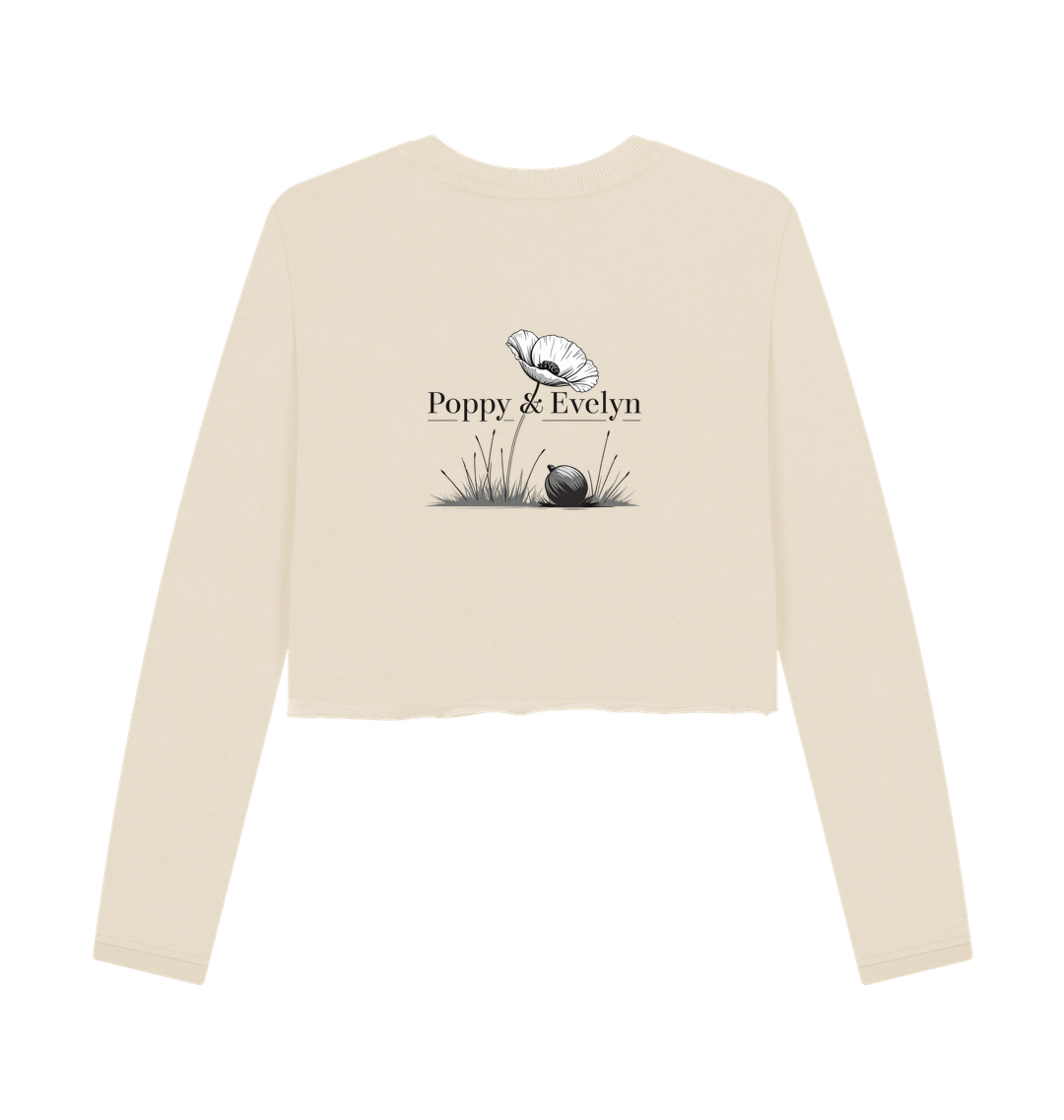 Oat Printed Boxy Jumpers Back